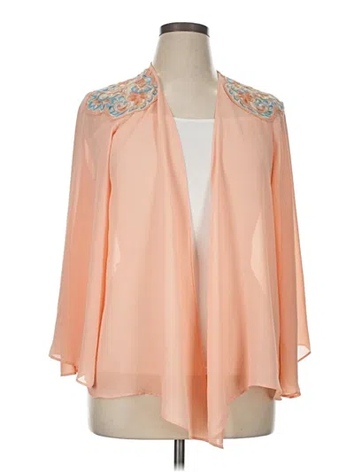 Pre-owned Joan Rivers Cardigan Sweater In Orange