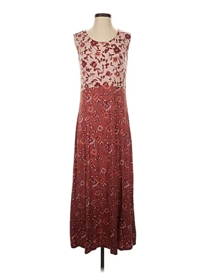 Pre-owned Joan Rivers Casual Dress In Burgundy