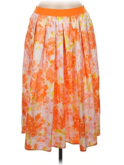 Pre-owned Joan Rivers Casual Skirt In Orange