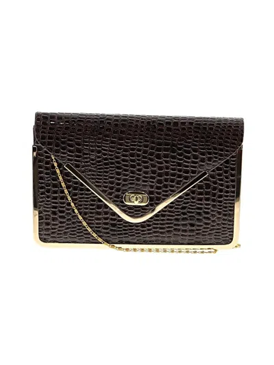Pre-owned Joan Rivers Clutch In Brown
