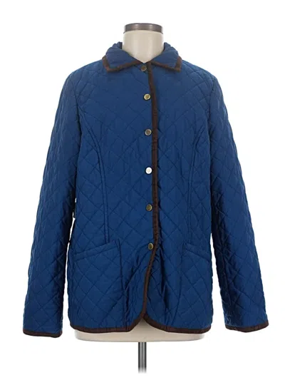 Pre-owned Joan Rivers Coat In Blue