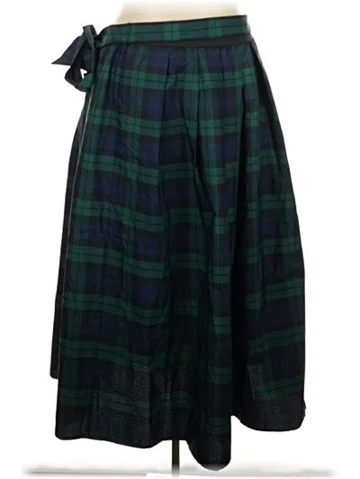Pre-owned Joan Rivers Formal Skirt In Green