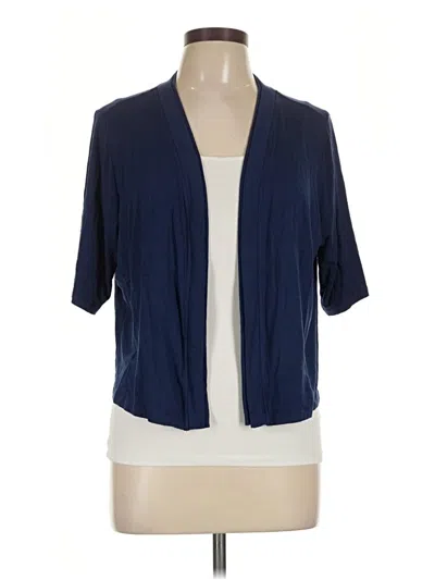 Pre-owned Joan Rivers Kimono In Blue