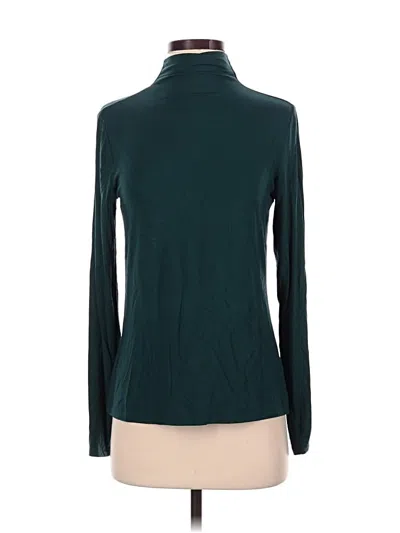Pre-owned Joan Rivers Long Sleeve Turtleneck In Teal