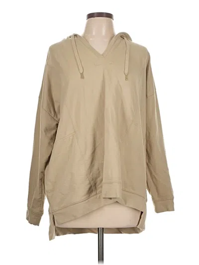 Pre-owned Joan Rivers Pullover Hoodie In Brown