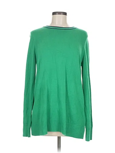 Pre-owned Joan Rivers Pullover Sweater In Green