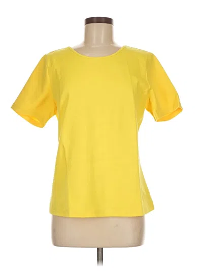Pre-owned Joan Rivers Short Sleeve T-shirt In Yellow