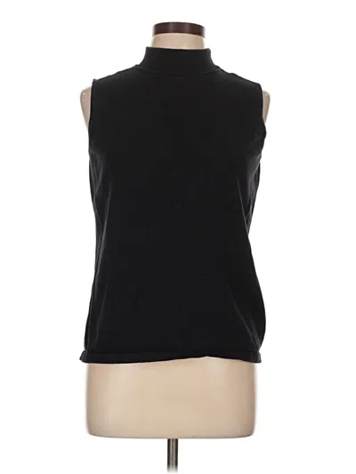 Pre-owned Joan Rivers Sweater Vest In Black
