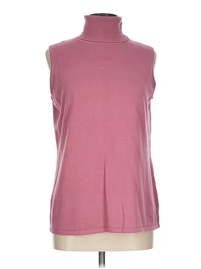 Pre-owned Joan Rivers Sweater Vest In Pink