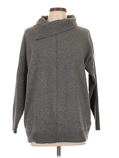 Pre-owned Joan Rivers Turtleneck Sweater In Gray
