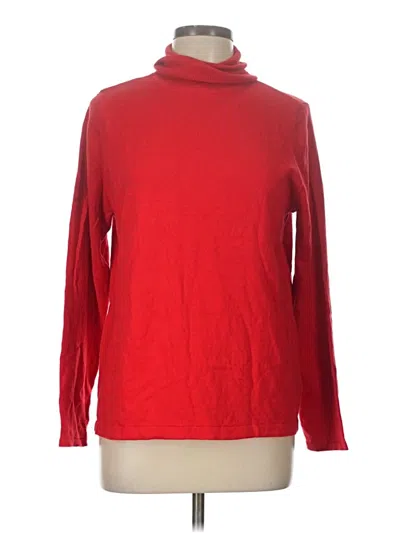 Pre-owned Joan Rivers Turtleneck Sweater In Red