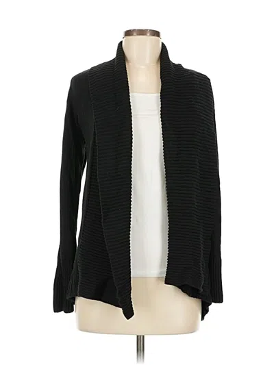 Pre-owned Joan Vass Cardigan Sweater In Black