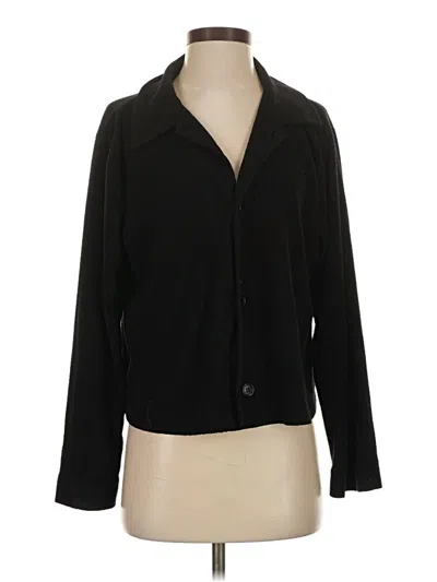 Pre-owned Joan Vass Cardigan Sweater In Black