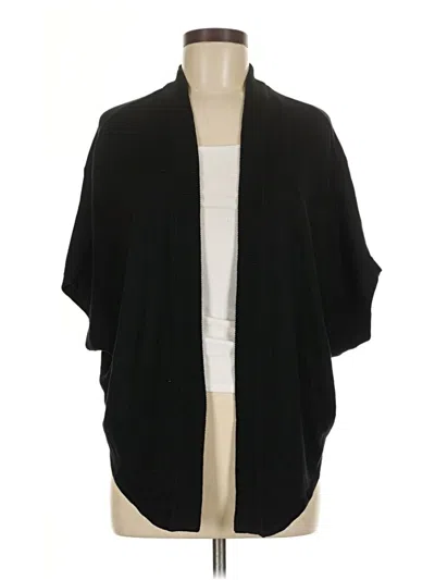 Pre-owned Joan Vass Cardigan Sweater In Black
