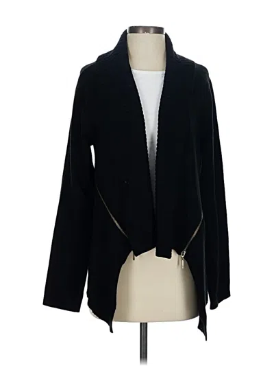 Pre-owned Joan Vass Cardigan Sweater In Black