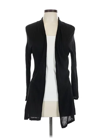 Pre-owned Joan Vass Cardigan Sweater In Black