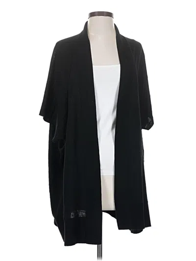 Pre-owned Joan Vass Cardigan Sweater In Black