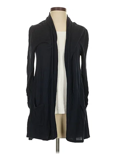 Pre-owned Joan Vass Cardigan Sweater In Black
