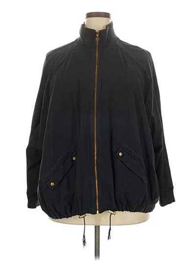 Pre-owned Joan Vass Cardigan Sweater In Black
