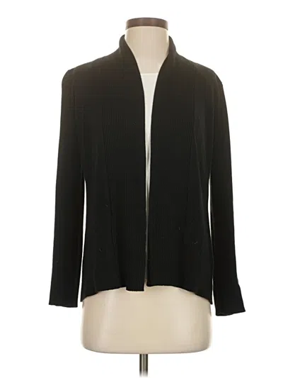 Pre-owned Joan Vass Cardigan Sweater In Black