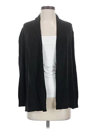 Pre-owned Joan Vass Cardigan Sweater In Black