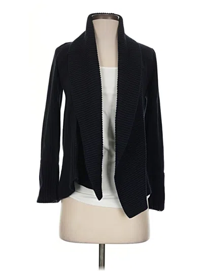 Pre-owned Joan Vass Cardigan Sweater In Black
