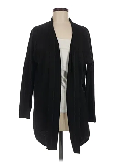 Pre-owned Joan Vass Cardigan Sweater In Black