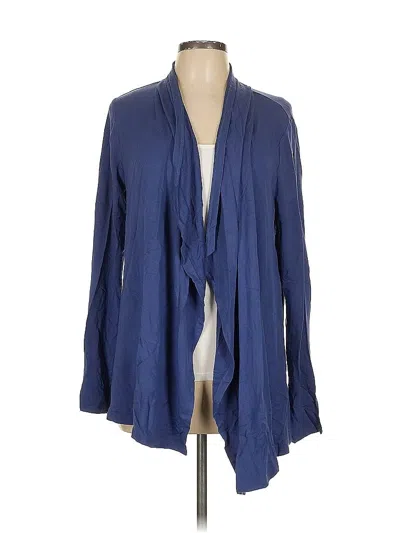 Pre-owned Joan Vass Cardigan Sweater In Blue