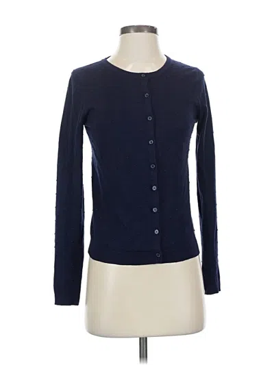 Pre-owned Joan Vass Cardigan Sweater In Blue