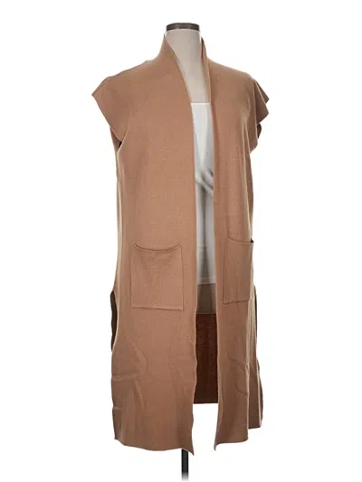 Pre-owned Joan Vass Cardigan Sweater In Brown