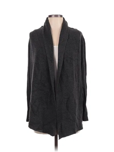 Pre-owned Joan Vass Cardigan Sweater In Gray