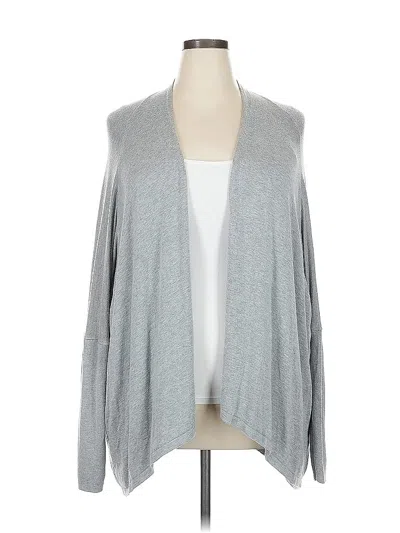 Pre-owned Joan Vass Cardigan Sweater In Gray