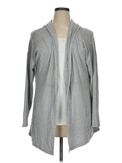 Pre-owned Joan Vass Cardigan Sweater In Gray