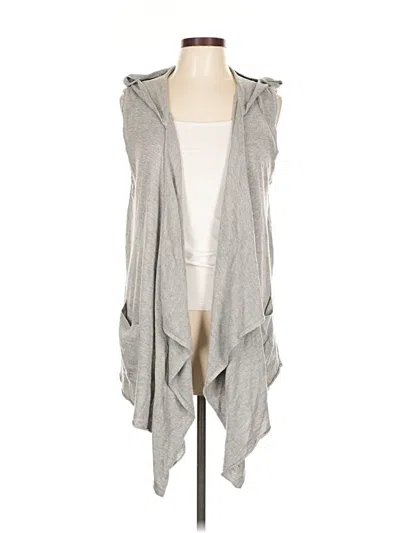Pre-owned Joan Vass Cardigan Sweater In Gray
