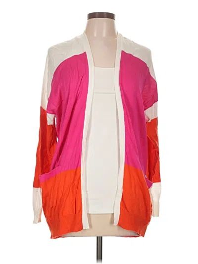 Pre-owned Joan Vass Cardigan Sweater In Pink