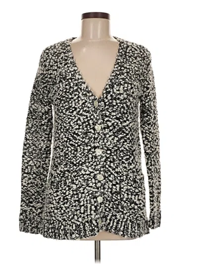 Pre-owned Joan Vass Cardigan Sweater In White