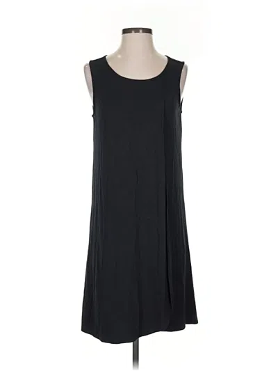 Pre-owned Joan Vass Casual Dress In Black