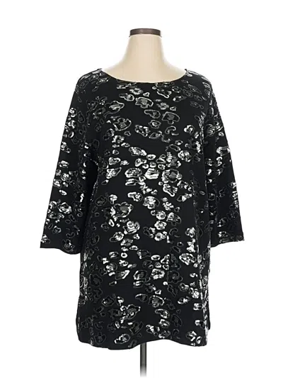 Pre-owned Joan Vass Casual Dress In Black