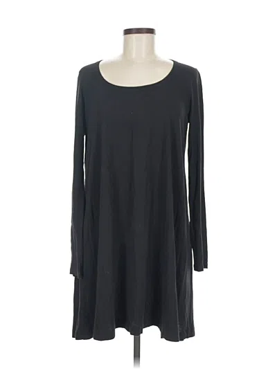 Pre-owned Joan Vass Casual Dress In Black