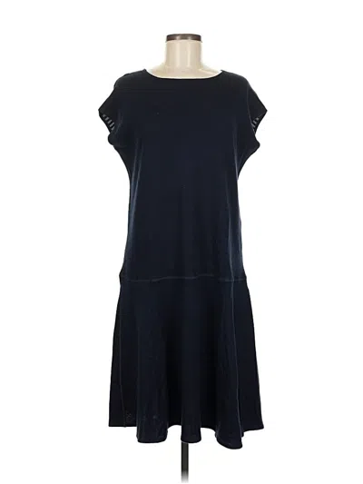 Pre-owned Joan Vass Casual Dress In Black