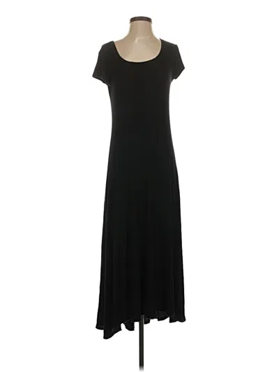 Pre-owned Joan Vass Casual Dress In Black
