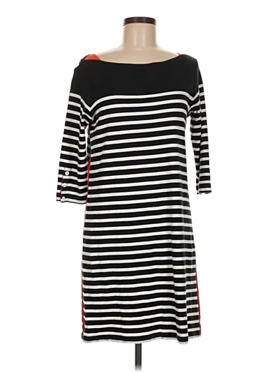 Pre-owned Joan Vass Casual Dress In Black