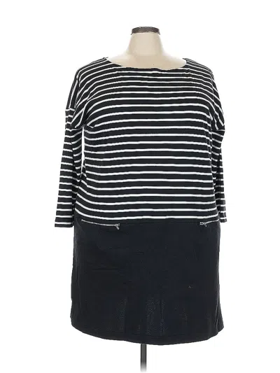 Pre-owned Joan Vass Casual Dress In Black