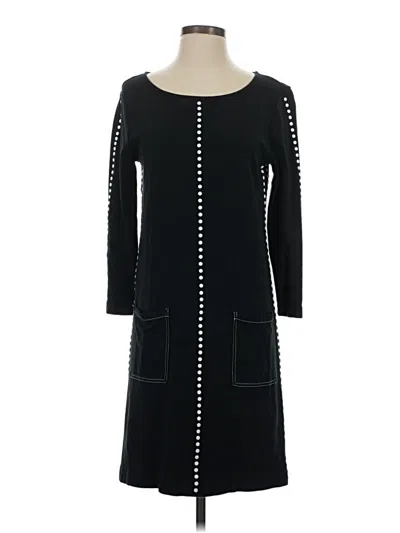 Pre-owned Joan Vass Casual Dress In Black