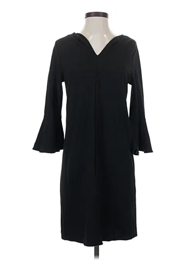 Pre-owned Joan Vass Casual Dress In Black