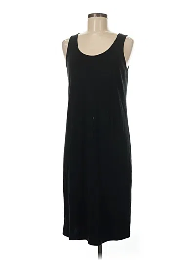Pre-owned Joan Vass Casual Dress In Black