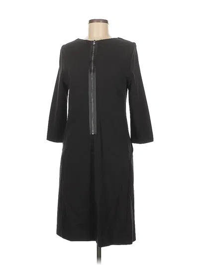 Pre-owned Joan Vass Casual Dress In Black