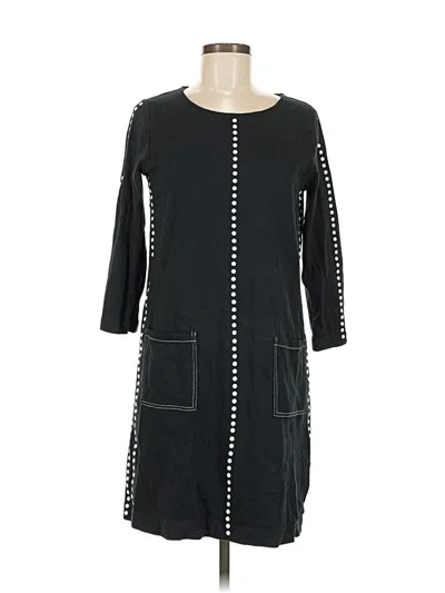 Pre-owned Joan Vass Casual Dress In Black