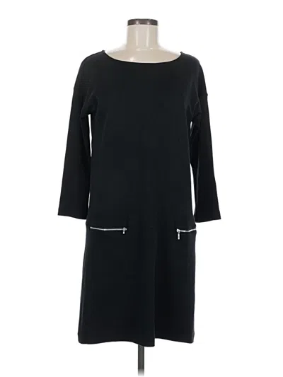 Pre-owned Joan Vass Casual Dress In Black