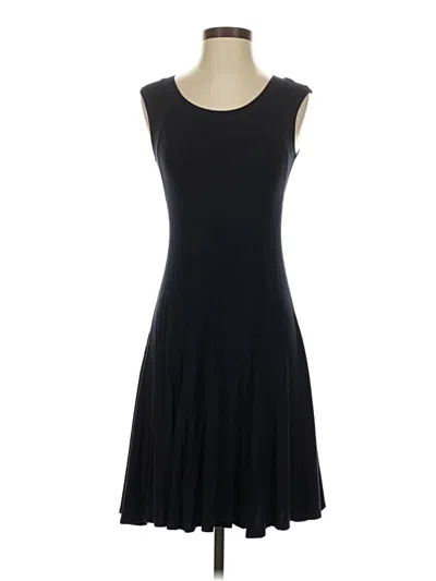 Pre-owned Joan Vass Casual Dress In Black